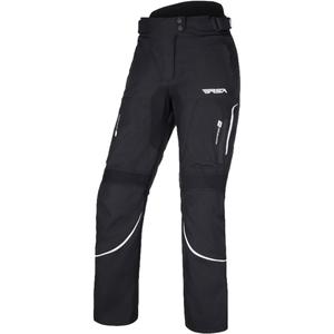 Pantaloni da moto RSA Wasp bianchi e neri da donna