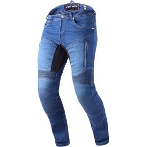 Street Racer Stretch II CE Blue Cropped Motorcycle Jeans