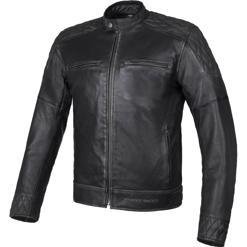 Giacca da moto Street Racer Tribe nera