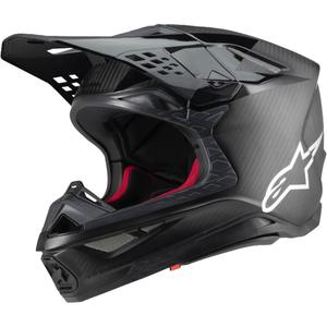 Alpinestars Supertech S-M10 Fame casco da motocross carbonio lucido/opaco