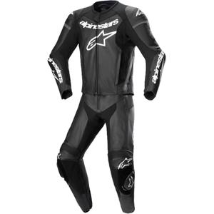 Alpinestars GP Force Lurv tuta a due pezzi in pelle bianca e nera