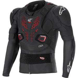 Pettorina protettiva Alpinestars Bionic Pro 3 Plasma nera-rossa-bianca