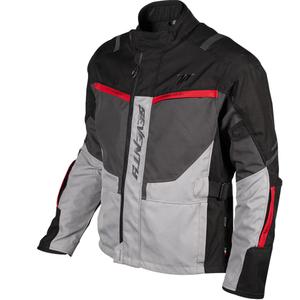 Giacca da moto Seventy Degrees SD-JT83 Tonale nera-grigia-rossa