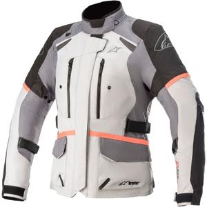Giacca da moto Alpinestars Stella Andes Drystar Donna Grigio-Nero-Fluo Pink