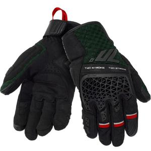 Guanti da moto Seventy Degrees SD-N60 Two-Tempo Nero-Verde-Rosso