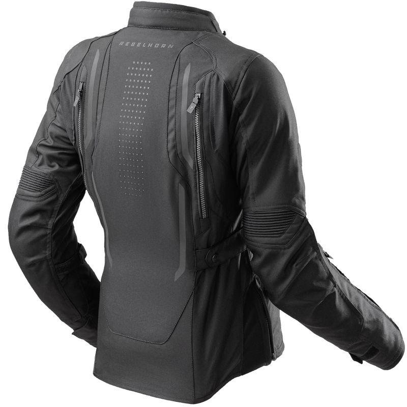 Giacca da motociclista da donna Rebelhorn Hiker IV nera