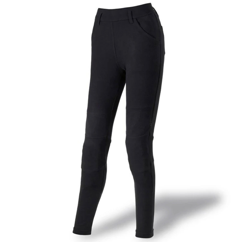 Leggings da motociclista da donna Seventy Degrees SD-PL1 Iris nero