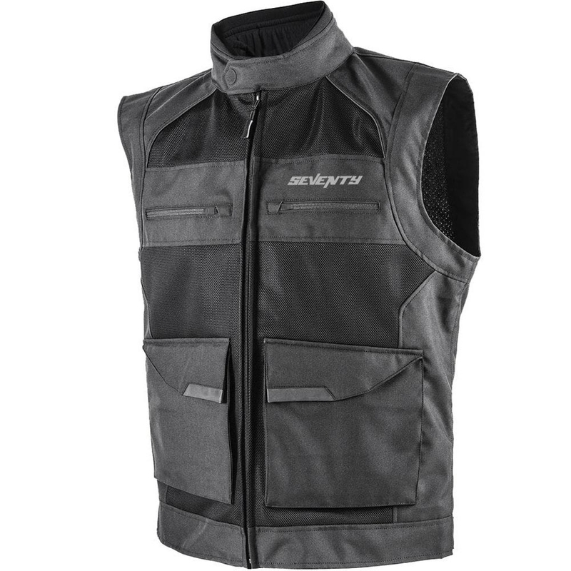 Gilet da motociclista Seventy Degrees SD-S3 Scirocco nero
