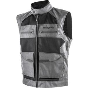 Gilet da moto Seventy Degrees SD-S3 Sirocco nero-grigio