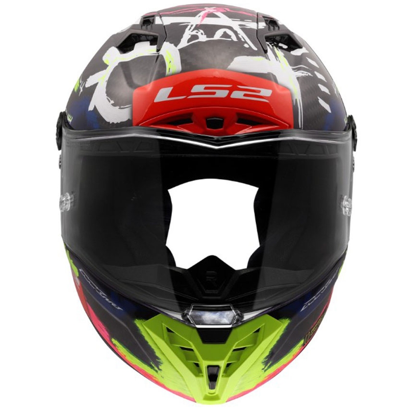 Casco integrale da moto LS2 FF805 Thunder GP Aero Replica Aldeguer 25 nero lucido-rosso-verde