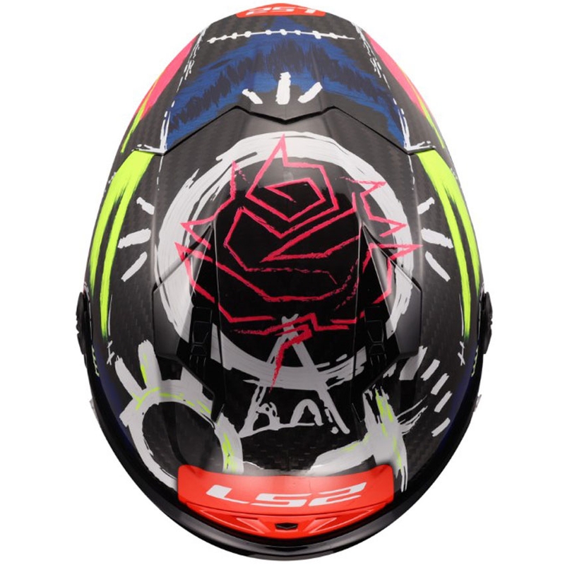 Casco integrale da moto LS2 FF805 Thunder GP Aero Replica Aldeguer 25 nero lucido-rosso-verde