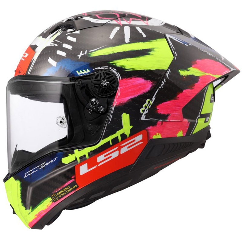 Casco integrale da moto LS2 FF805 Thunder GP Aero Replica Aldeguer 25 nero lucido-rosso-verde