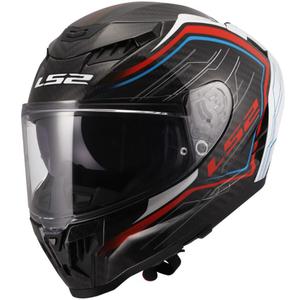 Casco integrale da moto LS2 FF807 Dragon Subic bianco-blu-rosso