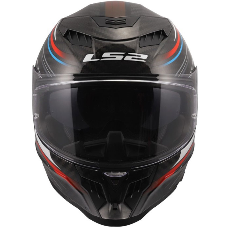 Casco integrale da moto LS2 FF807 Dragon Subic bianco-blu-rosso