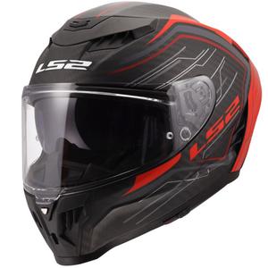 Casco integrale da moto LS2 FF807 Dragon Subic rosso