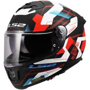 Casco integrale da moto LS2 FF808 Stream II Mika bianco-blu opaco