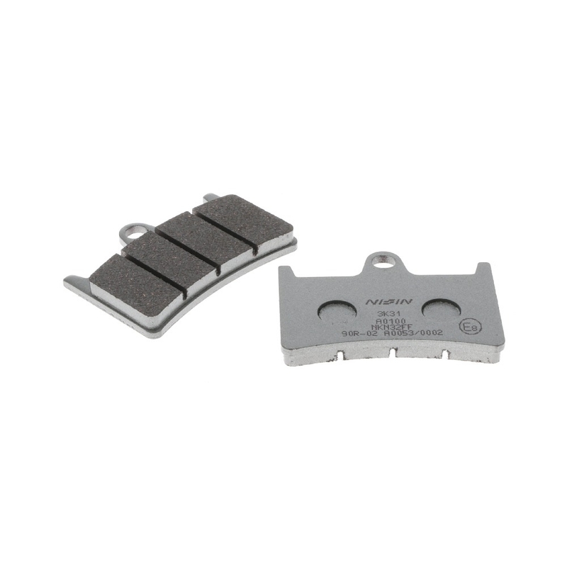 Pastiglie freno NISSIN mescola semimetallica 69,8x50,7x8,5 mm 2 pz