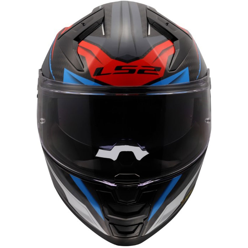 Casco integrale da moto LS2 FF811 Vector II C Savage bianco-blu-rosso