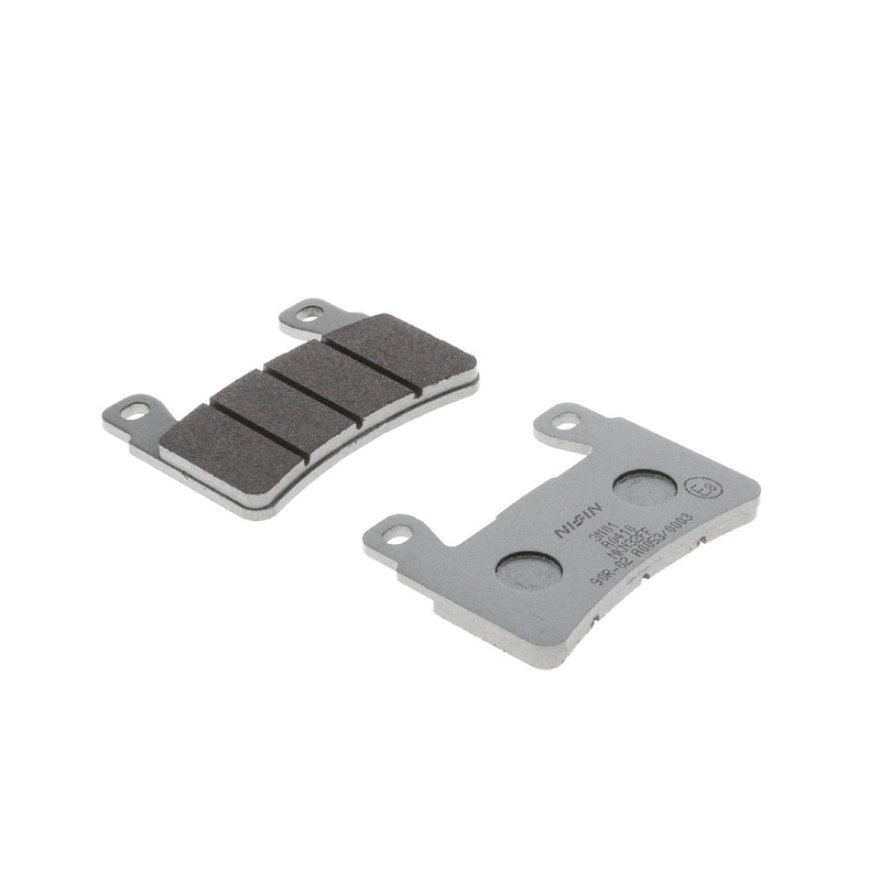Pastiglie freno NISSIN mescola semimetallica 74,7x55,2x7,2 mm 2 pz