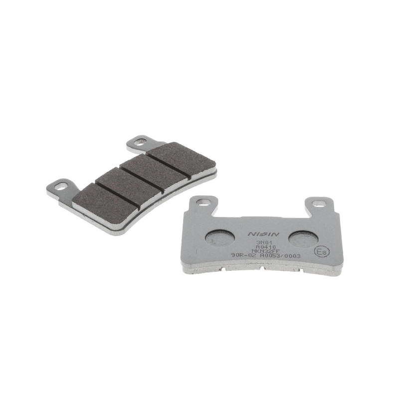 Pastiglie freno NISSIN mescola semimetallica 74,7x55,2x7,2 mm 2 pz