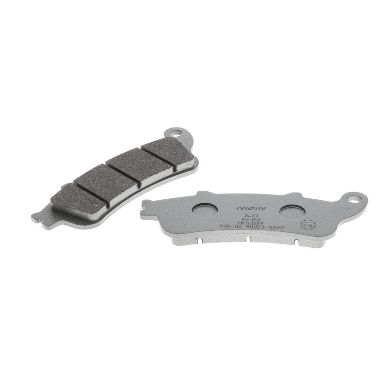 Pastiglie freno NISSIN mescola semimetallica 115x40,2x8,5 mm 2 pz