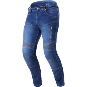 Street Racer Basic II CE Blue Cropped Motorcycle Jeans