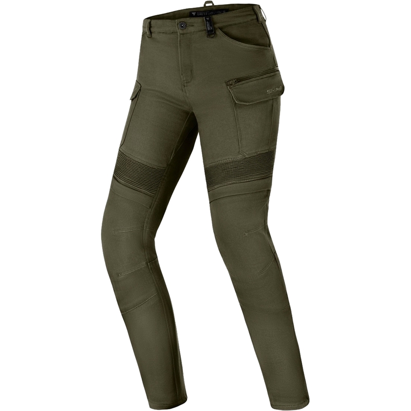 Pantaloni da moto Shima Giro 3.0 da donna in kaki
