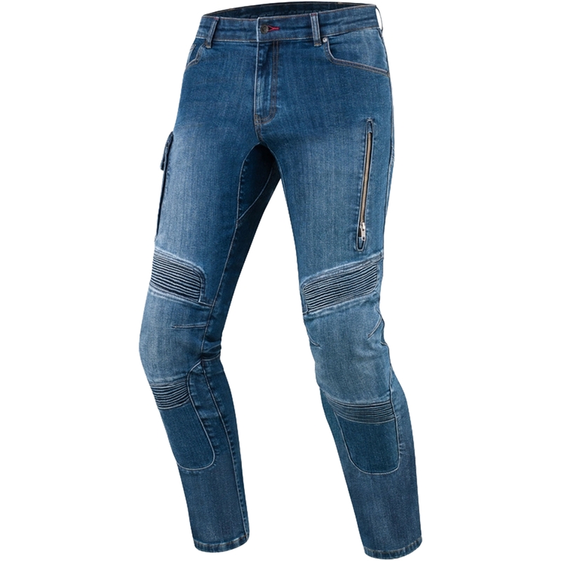 Jeans da motociclista blu Rebelhorn Vandal