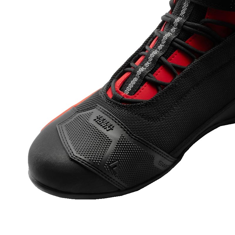 Stivali da moto Rebelhorn Swift neri-rossi