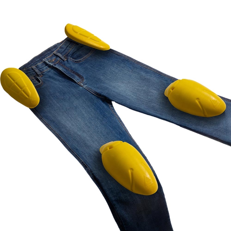 Jeans da motociclista Rebelhorn Classic Monolayer blu lavato