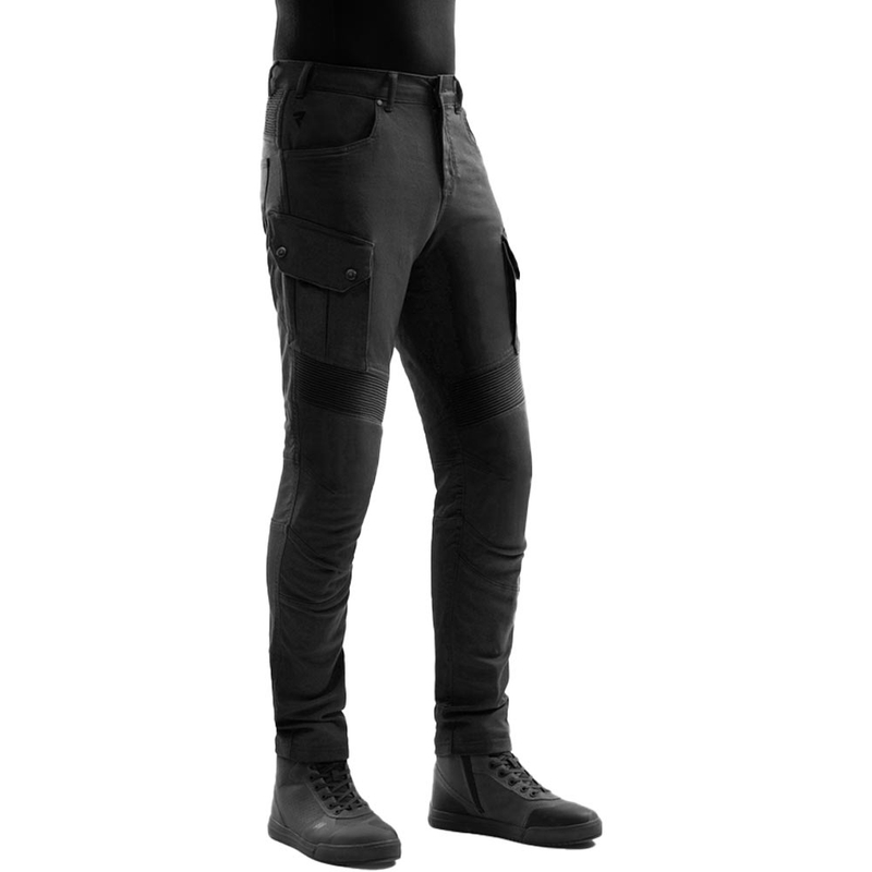 Jeans da motociclista Rebelhorn Faster neri