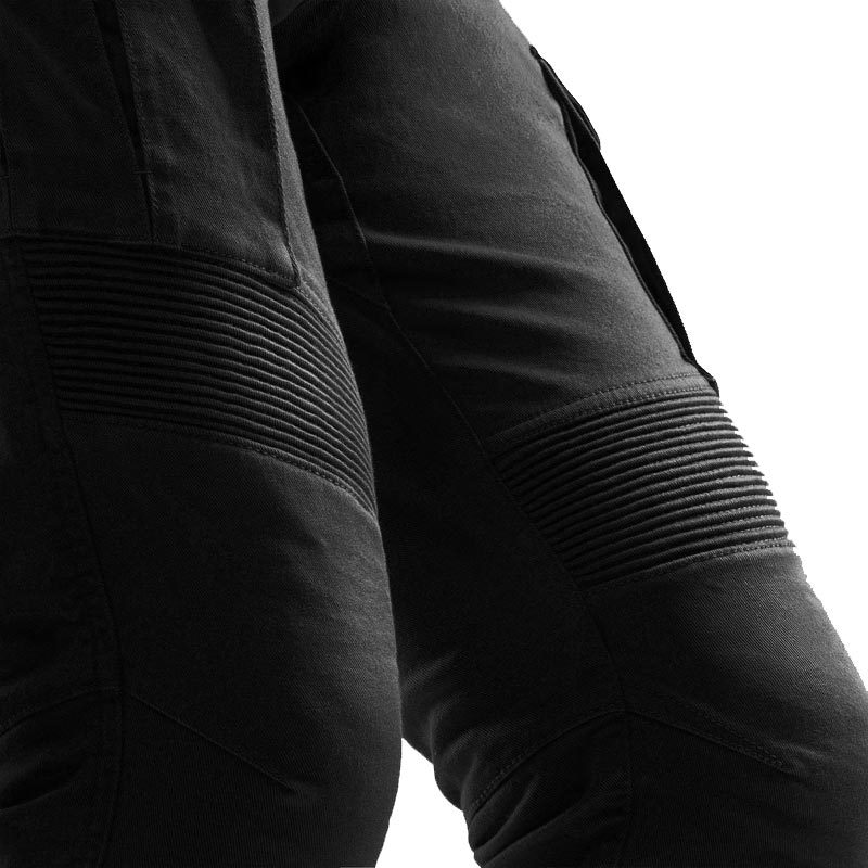 Jeans da motociclista Rebelhorn Faster neri
