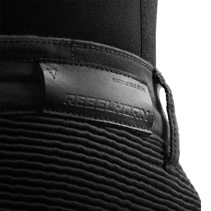 Jeans da motociclista Rebelhorn Faster neri