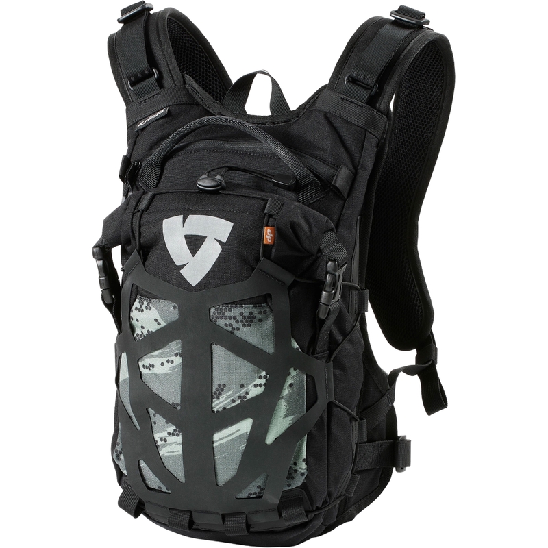 Zaino da moto Revit Arid H2O 9 l nero-grigio mimetico