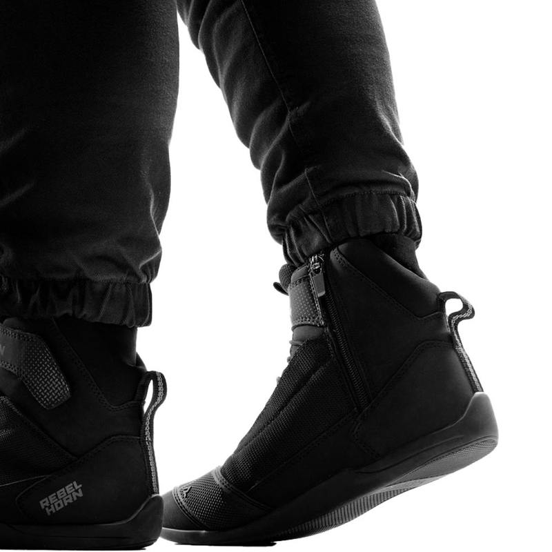 Jeans da motociclista da donna Rebelhorn Faster neri