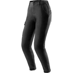 Jeans da motociclista corti da donna Rebelhorn Faster neri