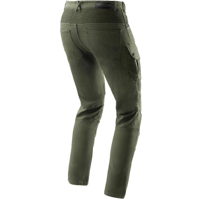 Jeans da motociclista Rebelhorn Faster verdi