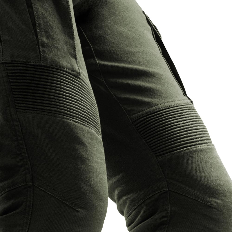 Jeans da motociclista Rebelhorn Faster verdi