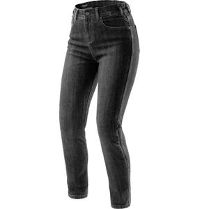 Jeans da motociclista da donna Rebelhorn Classic Monolayer nero lavato