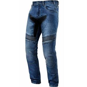 Jeans da motociclista corti Rebelhorn Eagle 4 RG, blu lavato