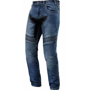 Jeans da motociclista cropped Rebelhorn Eagle 4 SF, blu slavato