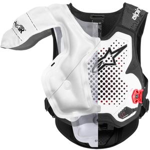 Gilet airbag Alpinestars TECH-AIR®MX PLASMA system bianco-nero-rosso