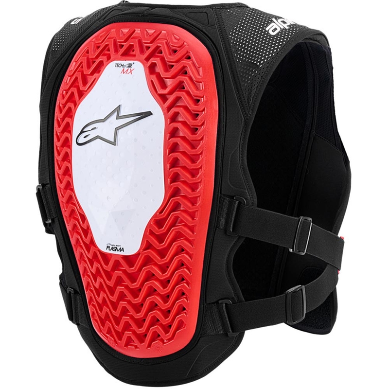 Gilet airbag Alpinestars TECH-AIR®MX PLASMA system bianco-nero-rosso