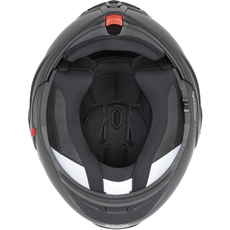 Casco da motocicletta apribile Cassida MultiFlip Korp nero opaco-verde-grigio