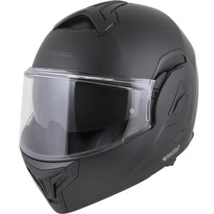 Casco da motocicletta apribile Cassida MultiFlip Solid Blackout nero opaco-nero