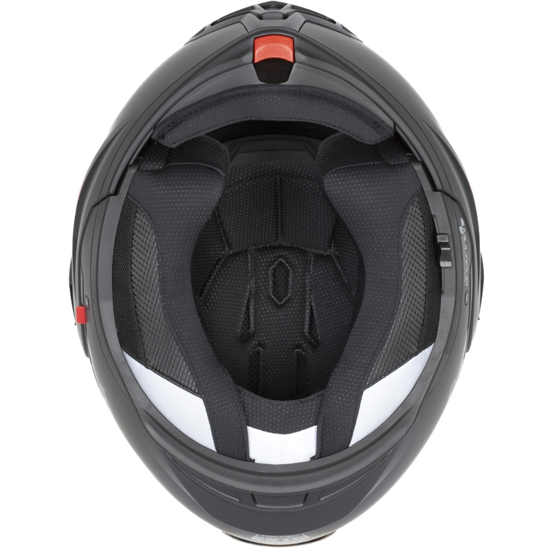 Casco da motocicletta apribile Cassida MultiFlip Korp nero opaco-sabbia-cachi