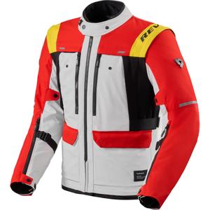Giacca da moto Revit Offtrack 3 H2O rosso-bianco