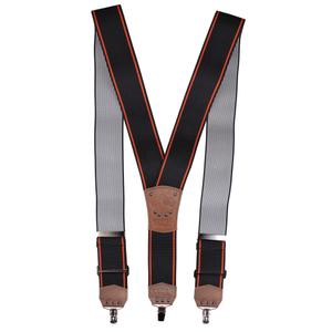 Bretelle s motivem Moto nero-arancio