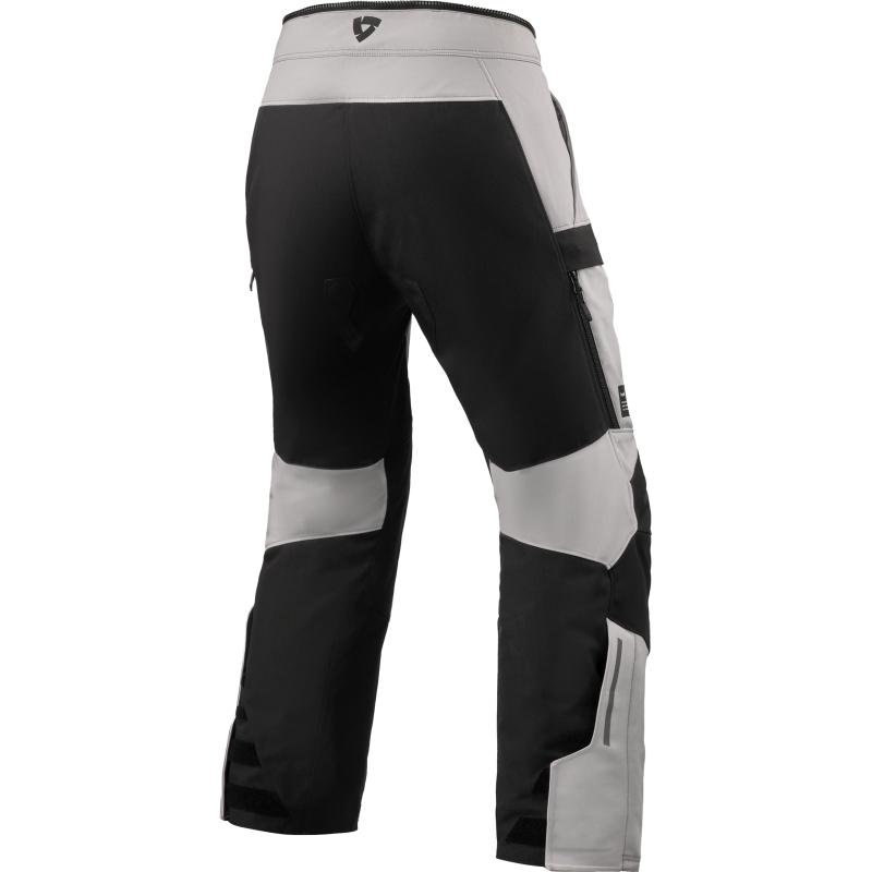 Pantaloni da moto Revit Offtrack 3 H2O corti argento-nero