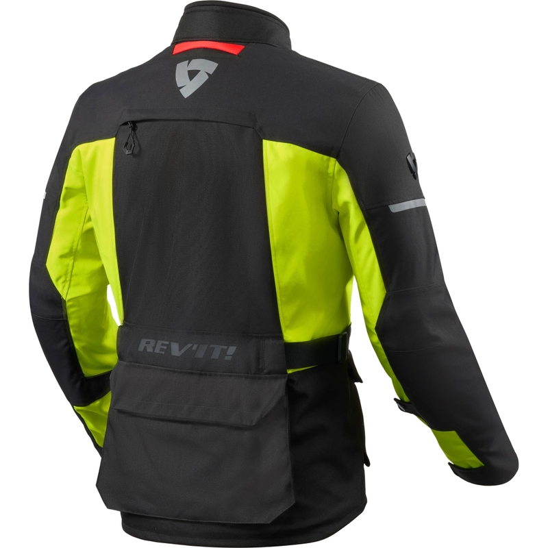 Giacca da moto Revit Outback 5 H2O nero-giallo fluo